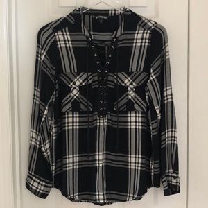 Black & White Express Long Sleeve Top